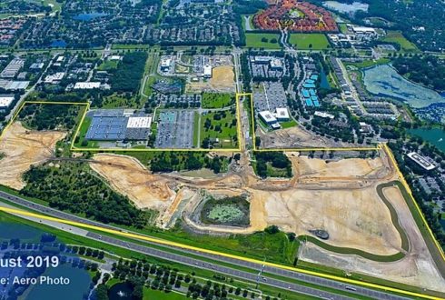Aerial Images Show Job Site Progress in Lake Mary