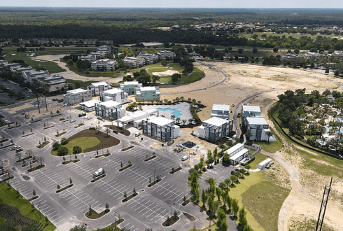 KPM Franklin is providing surveying services at Spectrum at Reunion Resort